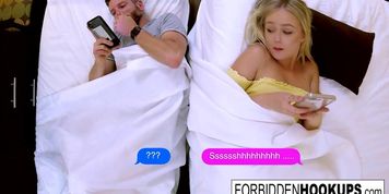 Blonde fucks her horny step-brother (Natalia Queen)