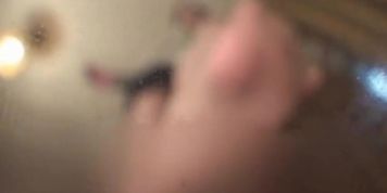 POV Asian trampling sweaty feet