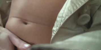 Horny girl teases us while in a car