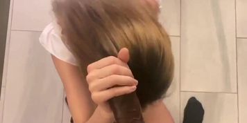 Cock Slapped Girl Gets Rough Fucked By Bbc In Bathroom