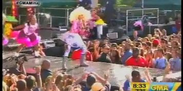 Nicki Minaj Breasts Scene  in Good Morning America