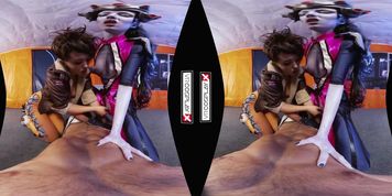 Widow maker and Tracer threesome (Alexa Tomas, Zoe Doll)