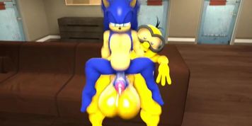 Lakitu fucks Sonic