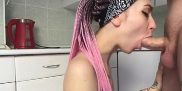 Skank Fucked On Family S Kitchen Counter