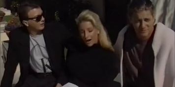 Classic Busty JR Carrington Banging Two Guys (J.R. Carrington)