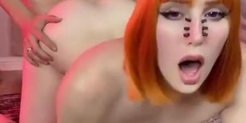Morgpie Takes A Cock In Pain Cosplay