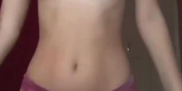 Lonely Girl Masturbates her Pussy at Home