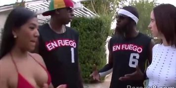 Miami on Fire with hot Latinas Jada Stevens and Emy Reyes (That Black)