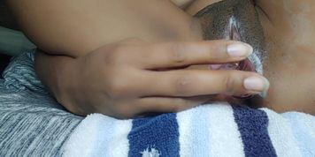 Ebony Latina Makes Her Pussy Creamy (Follow Link For Full Video)