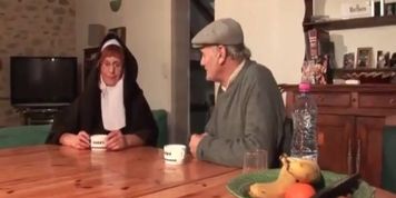 grandpa and old man screw an old nun