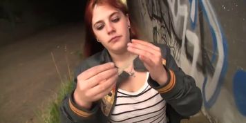 SMOKE IT BITCH - Sperm drinking from condom