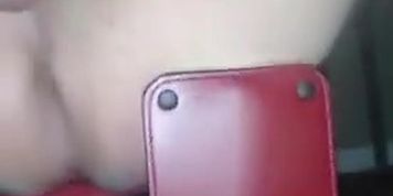Bear chub gets spanked in swing