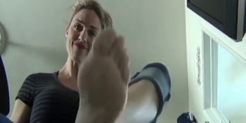 Sexy girl feet and soles Joi