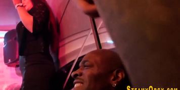 Clothed teens get banged