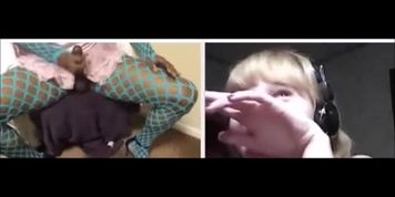 Crossdress cum flashes girl on omegle