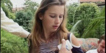 Gangbang In Garden With Older Men Assman 7