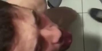 The bearded slut drinks only hot milk