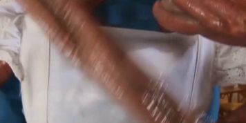 Deep pleasuring for horny preggo - video 1