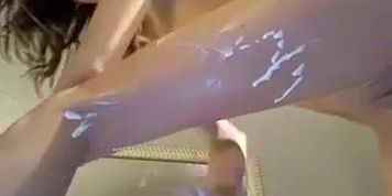 Sexy Slut Gets Lotioned Up