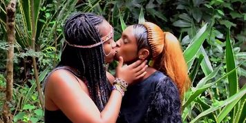African Ethnic Lesbians Horny For Pussy And Anal Sex Toy Penetration After Outdoor Music Festival