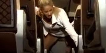 German Wife Takes Anal On The Bus