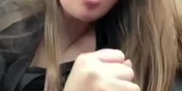 Avanicks big boobs car blowjob