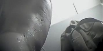 Dressing room voyeur video of sexy trim and shaggy titties