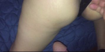 Hot MILF double penetration with dildo in her wet pussy and tight ass