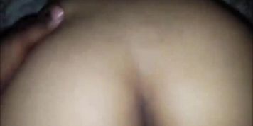 Ebony squirter cums on a BBC