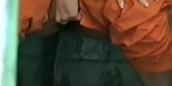 Hairy Pussy in Public Toilet