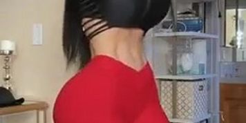 Ashten Empire Watch Red Leggings Tease - Pawg, Bimbo, Girl Porn