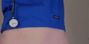 ENF Doctor Pantsed in front of Patient