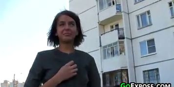 Exhibitionist Flashing Her Tits And Ass