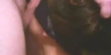 Blindfolded throatfuck