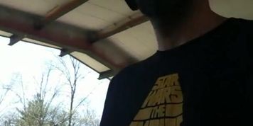Showing My Rough Dick To The Car Parked Nearby