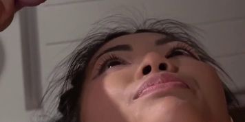 Petite Thai babe fucked by masseur
