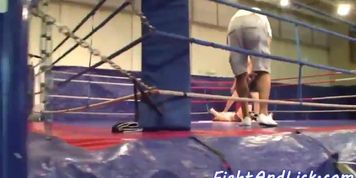 Babes wrestling and pussylicking each other