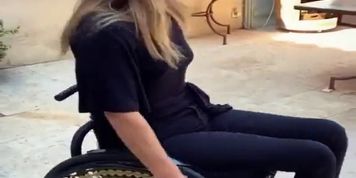 paraplegic in wheelchair