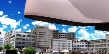 [Giantess MMD] Kokoro Crushing the Town (by gonzres)