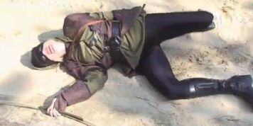 superheroine suffered from humiliation