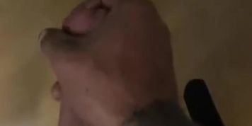 Cuming right after work before shower
