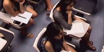 Candid Asian College Girls Feet and Legs