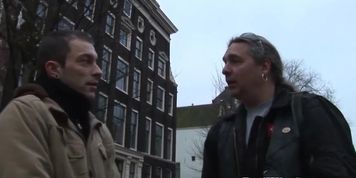 Real amsterdam hooker handling cum load from tourist