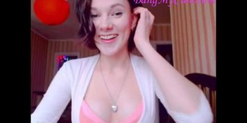 horny girl in lingerie with small boobs