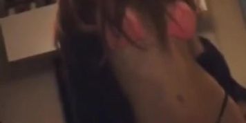 Argentinian brunette teases on WebCam