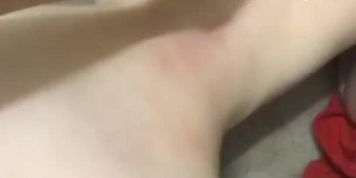 Fucking hot 18 Year old ginger in friends closet