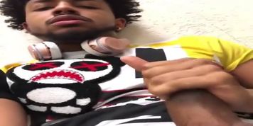 Dezzy Jacking Off in Dorm Bathroom