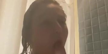 naughty teen showering