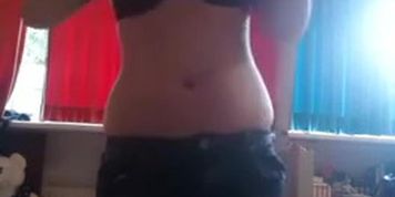 Brunette strip