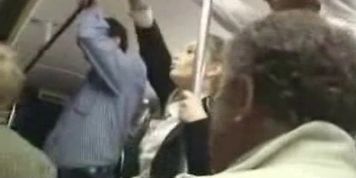 Cute Girls Is Fingered On The Buss